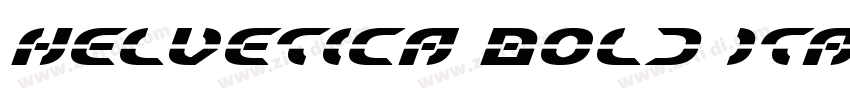 Helvetica Bold Ital字体转换